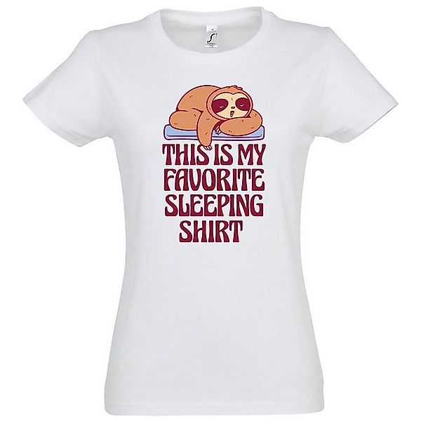 Youth Designz T-Shirt My Favorite Sleeping Damen Shirt mit süßem Frontprint günstig online kaufen