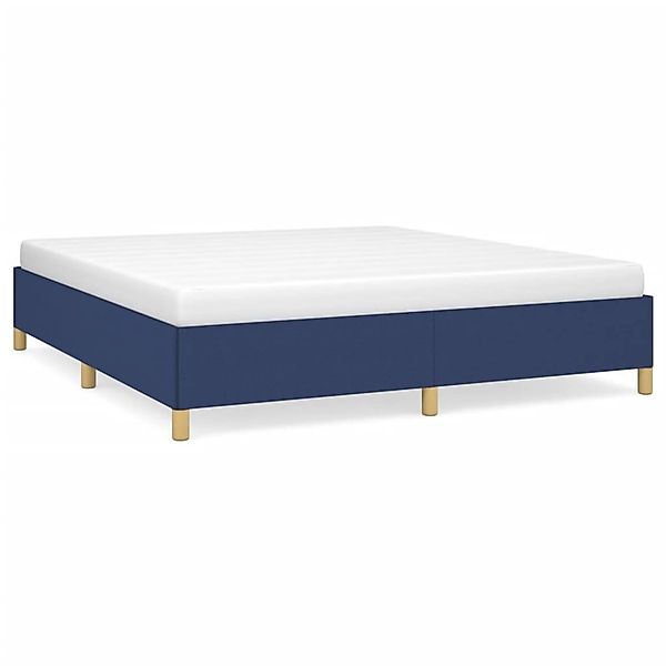 vidaXL Boxspringbett Blau 160x200 cm Stoff1370728 günstig online kaufen