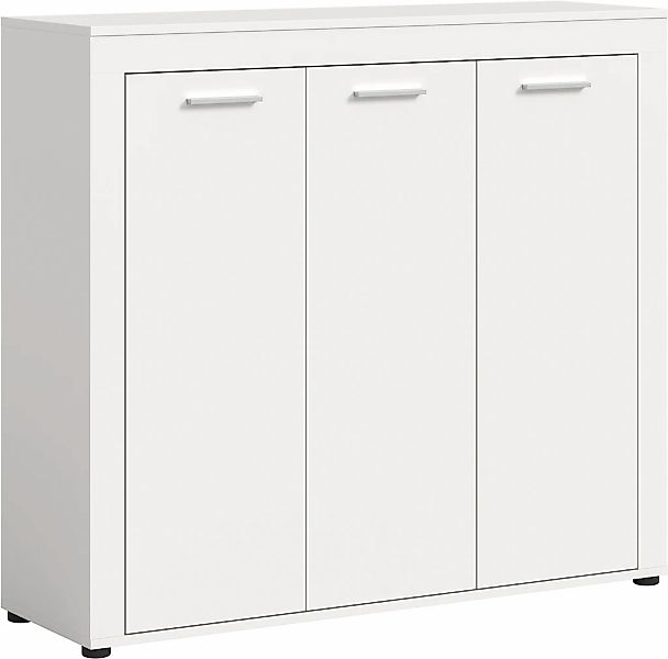 Home affaire Schuhschrank "AOSTA, TOPSELLER, Höhe 108cm, 3 Türen, 10 Einleg günstig online kaufen