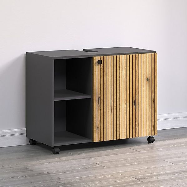 welltime Waschbeckenunterschrank Amrum (1-St) BxHxT 80 x 64 x 42cm Waschbec günstig online kaufen