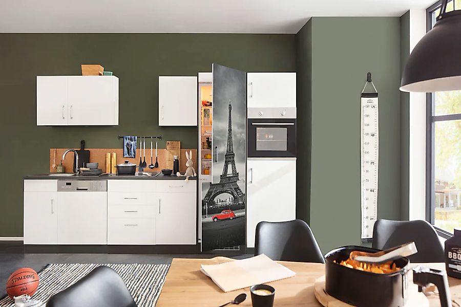 KOCHSTATION Küchenzeile »KS-Paris«, ohne E-Geräte, Breite 330 cm günstig online kaufen