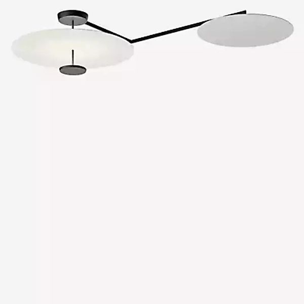 Vibia Flat Deckenleuchte LED 2-flammig, weiß/grau - 186 cm - Casambi günstig online kaufen