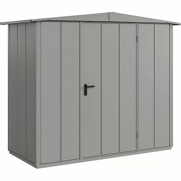 Ecostar Gerätehaus Elegant mit Satteldach Typ 1 RAL9007 Graualuminium Einze günstig online kaufen