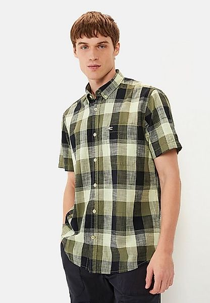 camel active Kurzarmhemd aus reiner Baumwolle Button-Down günstig online kaufen