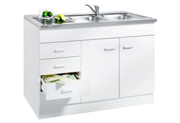 KOCHSTATION Spülenschrank "KS-Elster" Breite 120 cm günstig online kaufen
