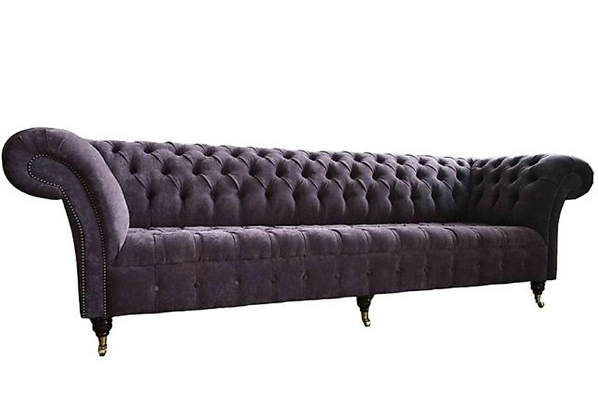 JVmoebel Sofa XXL Big Sofa Couch Chesterfield 245cm Polster Sofas 4 Sitzer, günstig online kaufen