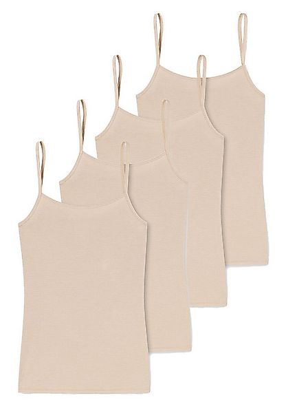 Schiesser Unterhemd 4er Pack Modal Essentials (Spar-Set) Spaghetti Top - Ha günstig online kaufen