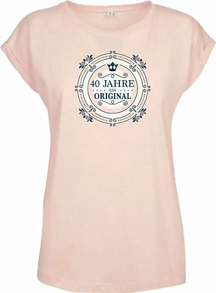 Baddery Print-Shirt Geburtstagsgeschenk für Frauen : 40 Jahre Ein Original günstig online kaufen