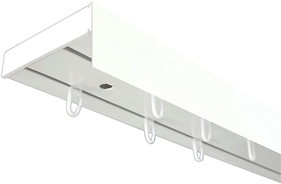 SN DECO GROUP Gardinenschiene Vorhangschiene SH mit Blende, 2-läufig, Fixma günstig online kaufen