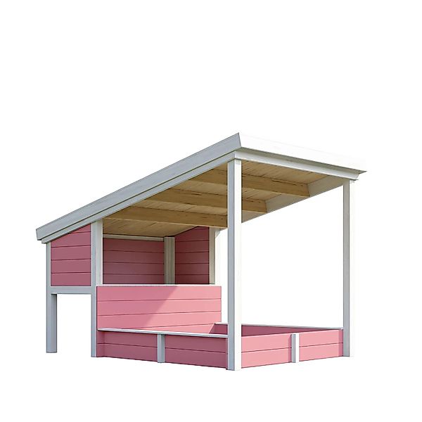 Lasita Sandkasten Pippi 1 Rosa 158,6 cm x 247,1 cm günstig online kaufen