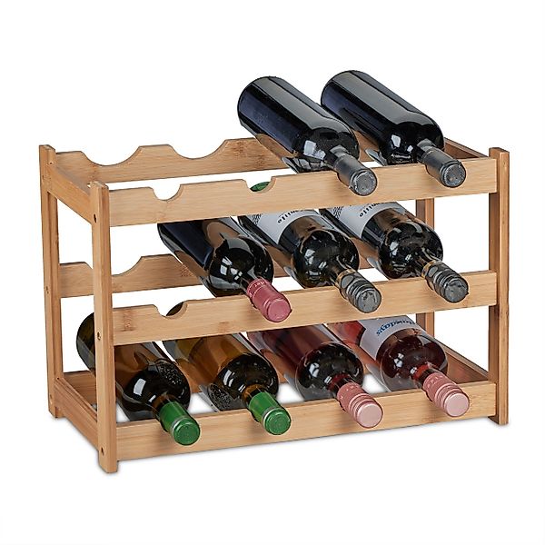 relaxdays Weinregal für 12 Flasche günstig online kaufen