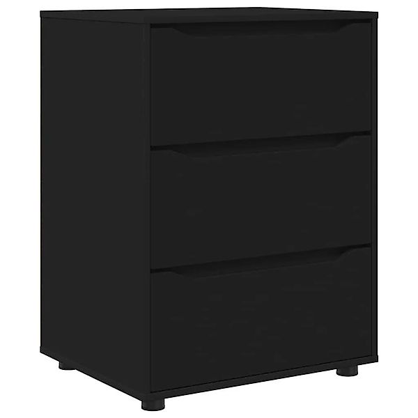 vidaXL Aufbewahrungsschrank Schwarz 60 x 48 x 81 cm Holzwerkstoff 888858 günstig online kaufen