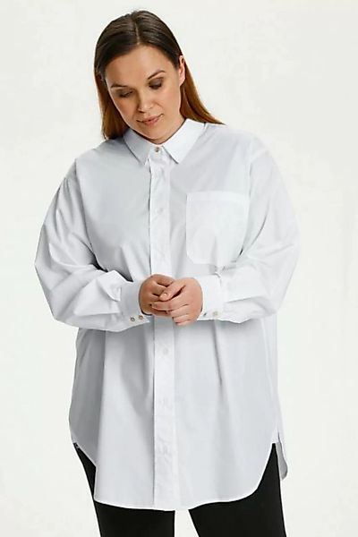 KAFFE Curve Langarmhemd Langarm - Hemd KClone Große Größen günstig online kaufen