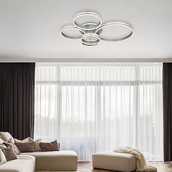 GLOBO LIGHTING LED Deckenleuchte »RUBIO«, Leuchtmittel LED-Modul   LED fest günstig online kaufen
