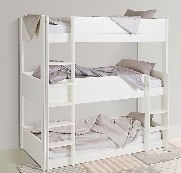 Lüttenhütt Etagenbett "TIPO BESTSELLER Stockbett, Hochbett, Bodenbett, plat günstig online kaufen