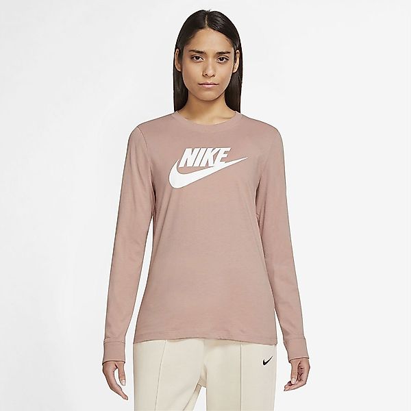 Nike Sportswear Essential Icon Langarm-t-shirt XS Rose Whisper / White günstig online kaufen