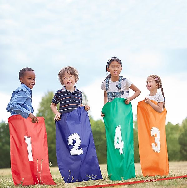 relaxdays Hüpfspielzeug Hüpfsäcke für Kinder 4er günstig online kaufen