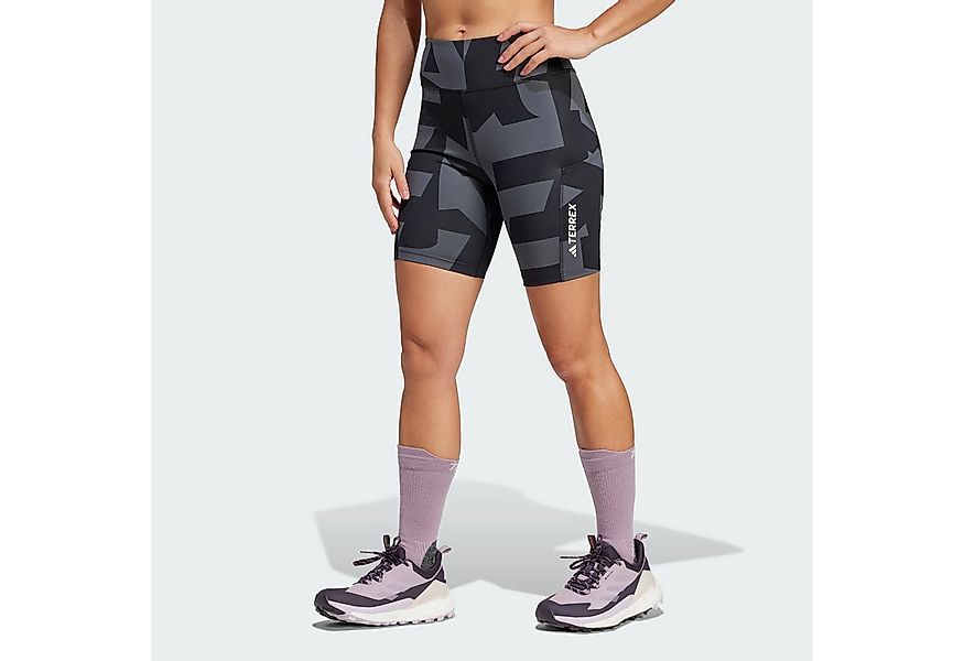 adidas TERREX Trekkingshorts TERREX MULTI 8-INCH PRINTED KURZE LEGGINGS (1- günstig online kaufen