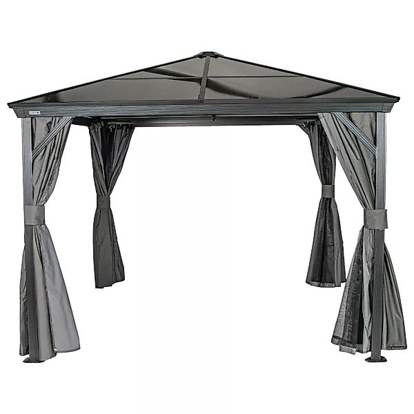 Sojag Pavillon-Vorhang-Set Verona dunkelgrau Polyester günstig online kaufen