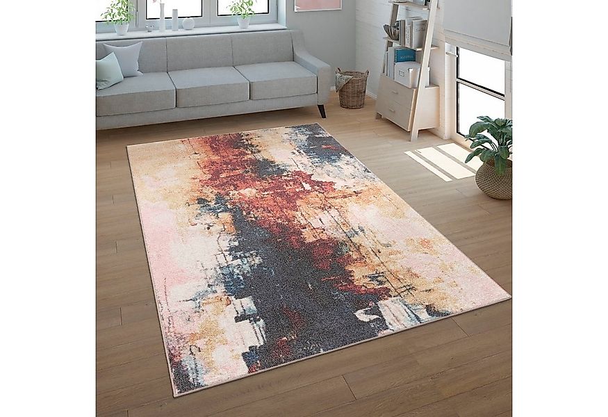 Paco Home Teppich Ryan 934, rechteckig, Höhe: 12 mm, Kurzflor, modernes abs günstig online kaufen