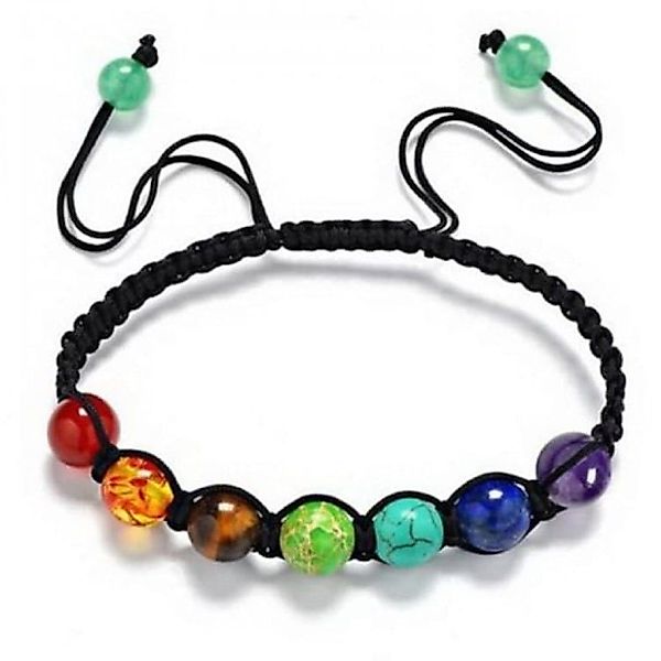 Saraswati Armband Armband Baumwolle, Chakra Edelsteine, günstig online kaufen