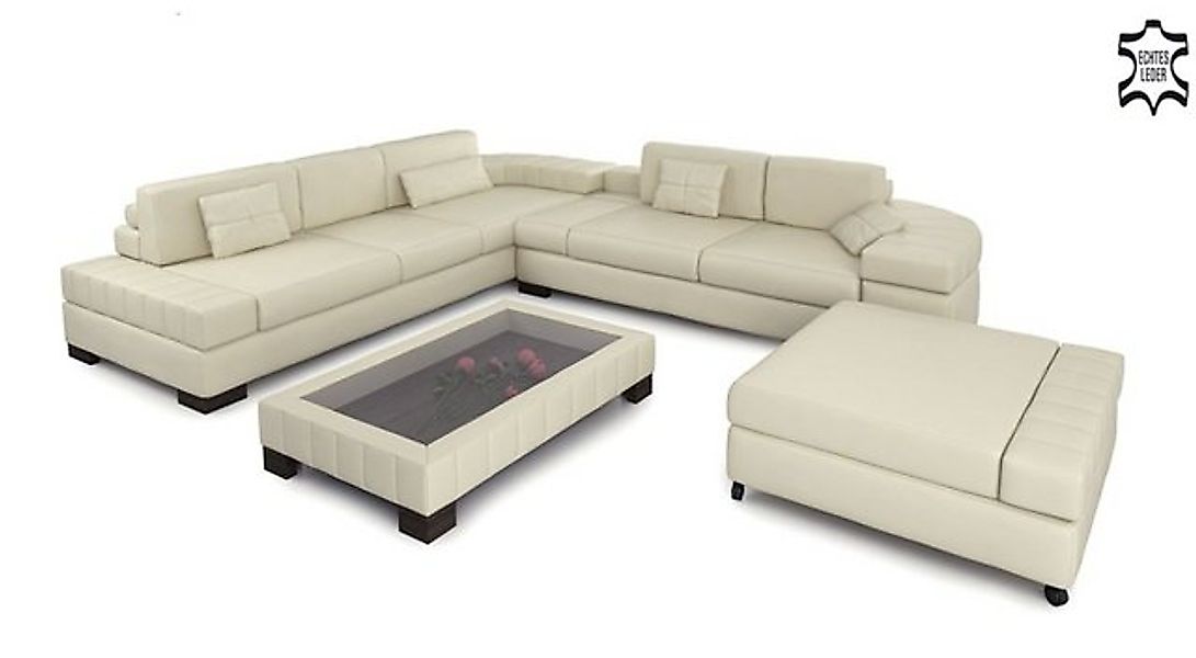 JVmoebel Sofa Sofagarnitur Ecksofa Design Sofa Couch Wohnlandschaft 3+2+1 N günstig online kaufen