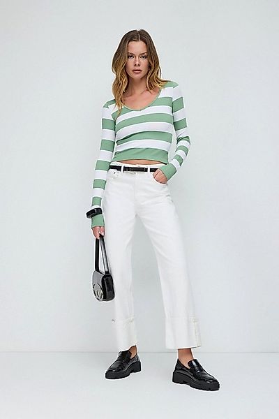 No Matter What Blusentop Langärmeliges gestreiftes T-Shirt günstig online kaufen