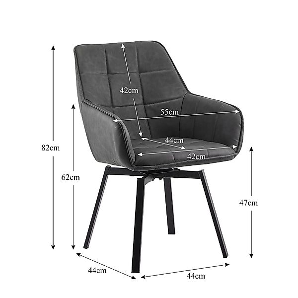 Ofcasa Esszimmerstuhl Kunstlderstuhl (2er Set, 1 günstig online kaufen