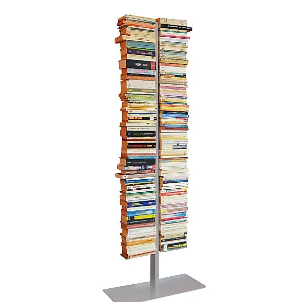 Radius - Booksbaum Bücherregal groß - silber/BxHxT 39x170,5x12cm/16 Fächer günstig online kaufen