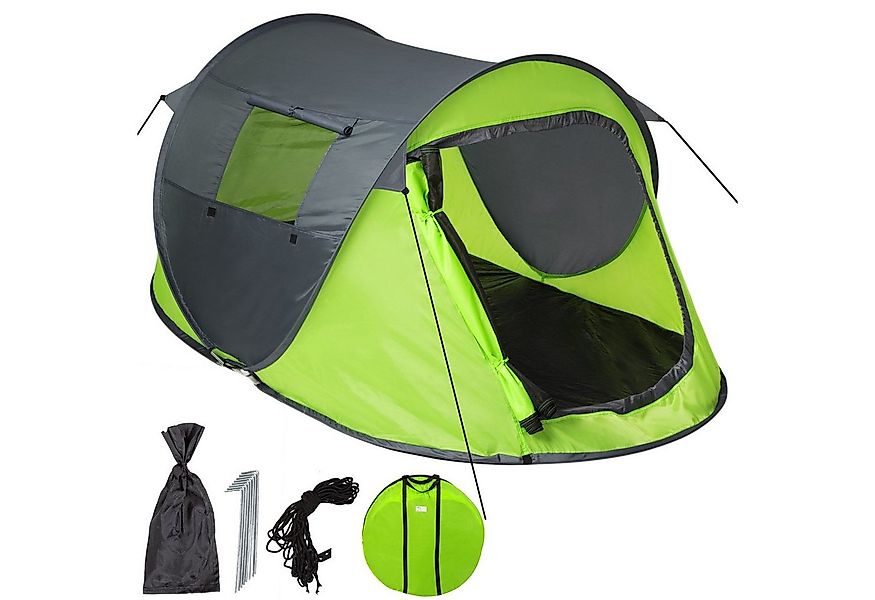 tectake Wurfzelt Pop-up Wurfzelt, Personen: 2, für 2 Personen günstig online kaufen