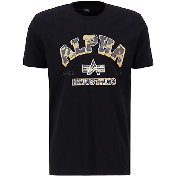 Alpha  T-Shirt College Camo T - black günstig online kaufen