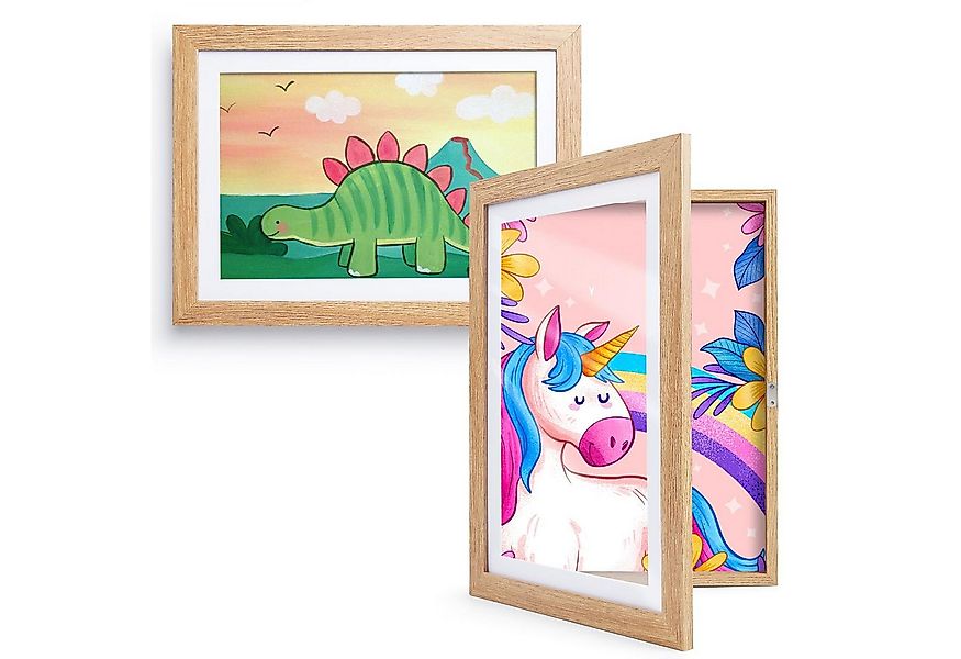 SURFOU Bilderrahmen Bilderrahmen Holz – Klappbarer Foto- & Kunstwerke Aufbe günstig online kaufen