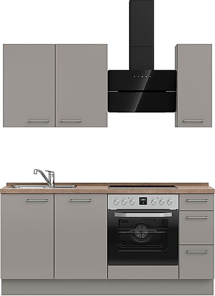 nobilia Küchenzeile ""Laser II", Ausrichtung wählbar, Breite 180 cm" vormon günstig online kaufen