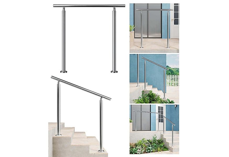 AICA Handlauf Geländer Edelstahl Handlauf, Treppengeländer, Eingangsgelände günstig online kaufen