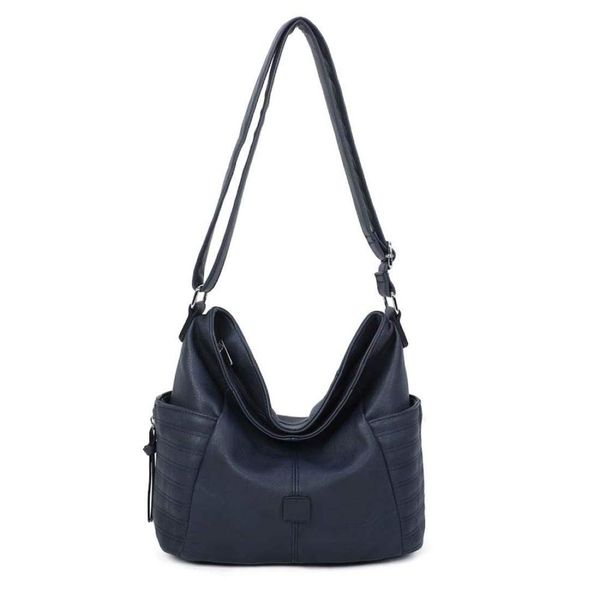 ITALYSHOP24 Schultertasche Damen Tasche Shopper CrossOver, günstig online kaufen