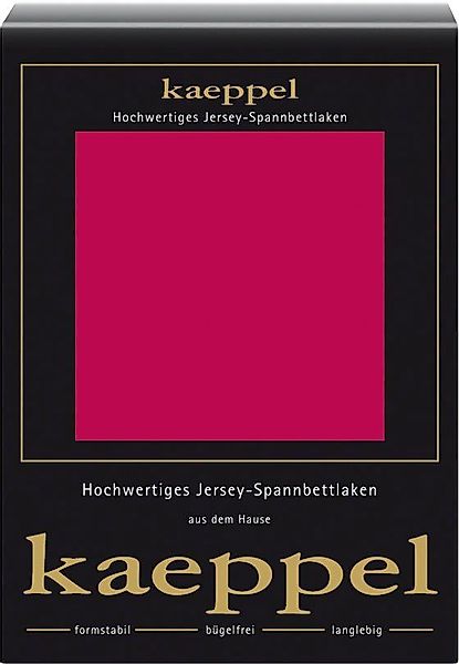 Kaeppel Spannbettlaken Single Jersey Mako Cotton, günstig online kaufen