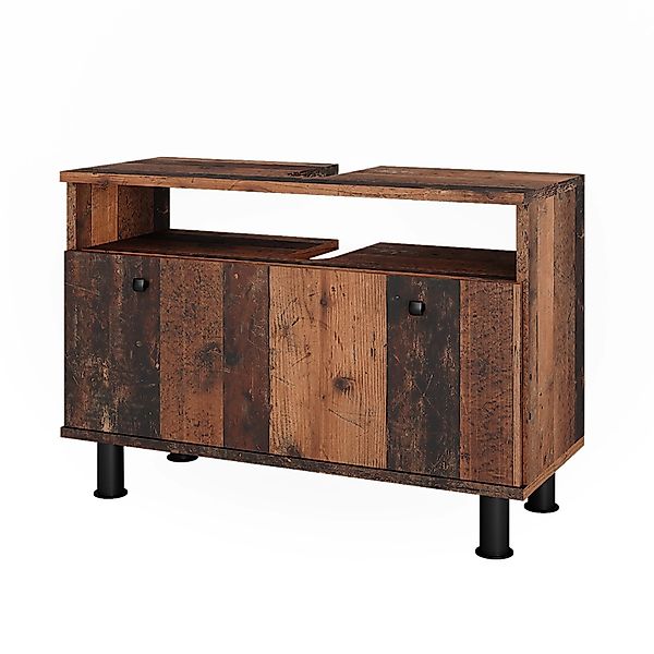 Vicco Waschbeckenunterschrank Fynn Oldstyle 80 x 54 cm mit Schublade günstig online kaufen