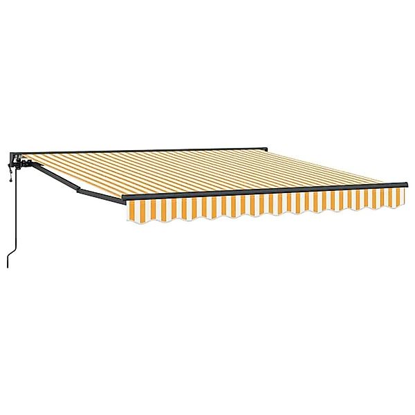 vidaXL Einziehbare Markise Gelb und Weiß 300 x 250 cm 3329928 günstig online kaufen