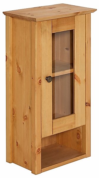 Home affaire Hängeschrank "Vili" Aus massiver Kiefer,Tür mit Glaseinsatz günstig online kaufen