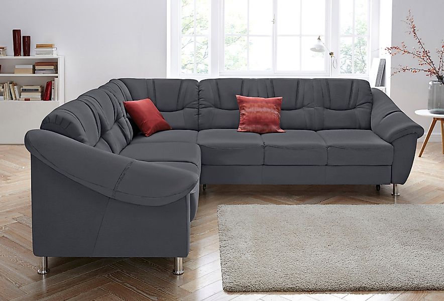sit&more Ecksofa "Salsa L-Form", mit Federkern, wahlweise mit Bettfunktion günstig online kaufen