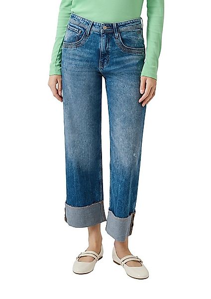 s.Oliver Bequeme Jeans mit Schlag und und Umschlag günstig online kaufen