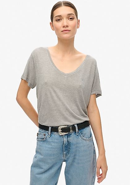 Superdry T-Shirt STUDIOS SLUB EMB VEE günstig online kaufen