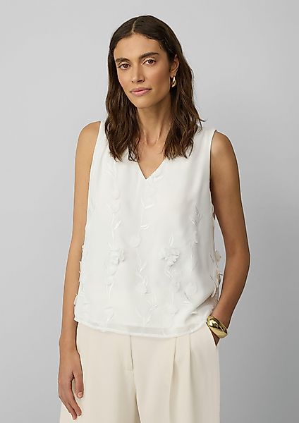 s.Oliver BLACK LABEL Blusentop Ärmellose Bluse günstig online kaufen