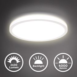 B.K.Licht Deckenleuchte ultra flaches LED Panel günstig online kaufen
