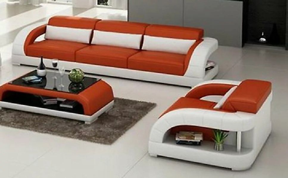 JVmoebel Sofa Sofagarnitur 3+1+1 Set Sitzer Design Polster Couchen Couch Mo günstig online kaufen