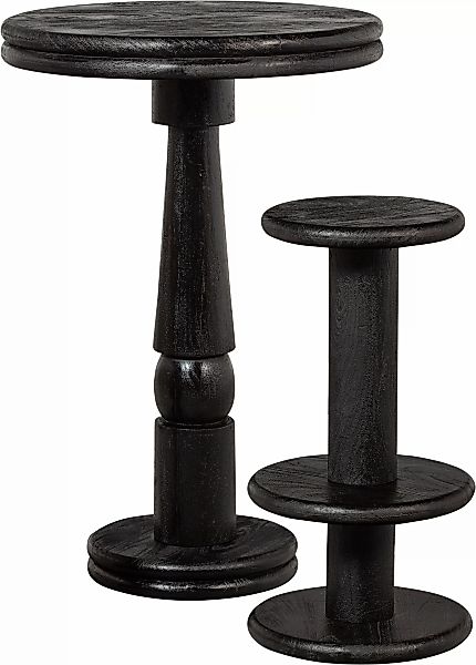 WOOOD Barhocker "Kolby", aus Mangoholz, runde Form, H 74 cm x Ø 40 cm günstig online kaufen