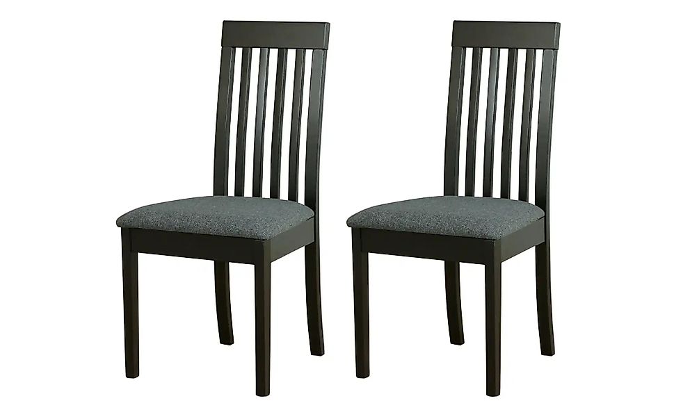 Esszimmerstuhl 2er-Set   ¦ schwarz ¦ Maße (cm): B: 45 H: 96 Stühle > Küchen günstig online kaufen