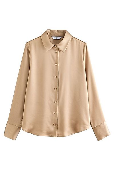 Next Langarmhemd Satinhemd mit langen Ärmeln (1-tlg) günstig online kaufen