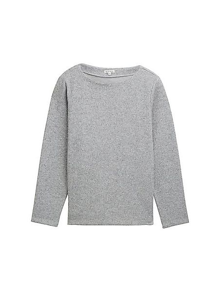 TOM TAILOR PLUS Sweatshirt Plus Size - Sweatshirt mit Knopfdetails günstig online kaufen