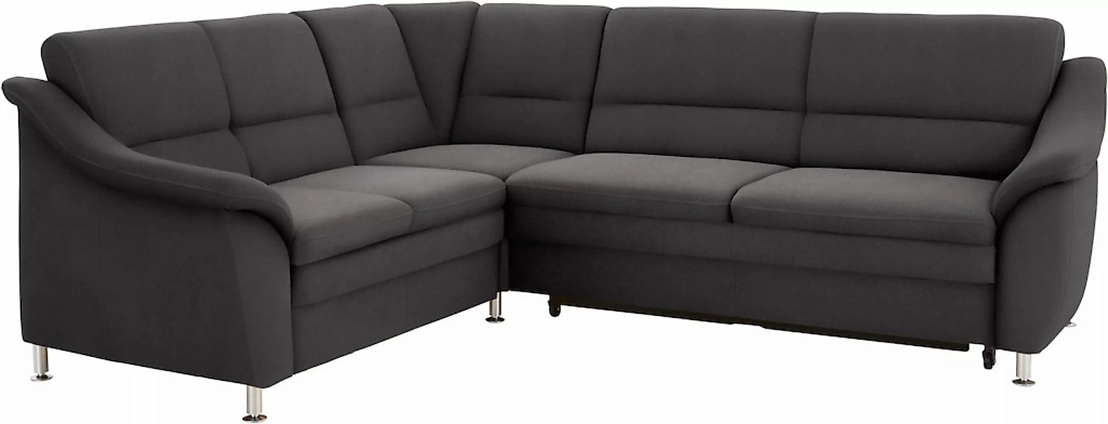 sit&more Ecksofa »Cardoso L-Form«, mit Federkern, wahlweise mit Bettfunktio günstig online kaufen